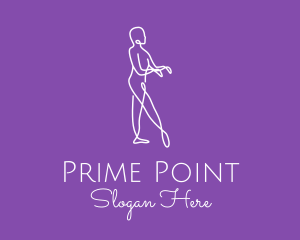 Position - Minimalist Dance Performer logo design