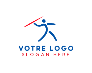 Competition - Sport Athlete Javelin logo design