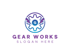 Industrial Gear Power logo design