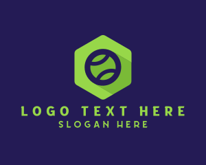 Tennis Contest - Hexagon Tennis Ball logo design