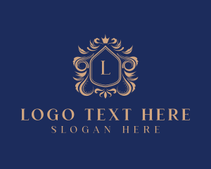 Premium - Elegant Crest Shield logo design