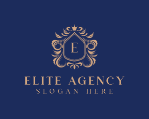 Elegant Crest Shield logo design