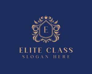 Elegant Crest Shield logo design