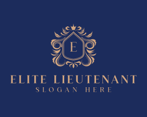 Elegant Crest Shield logo design