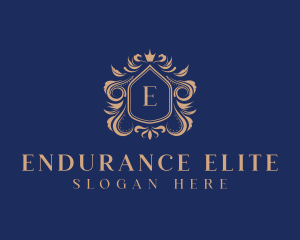 Elegant Crest Shield logo design