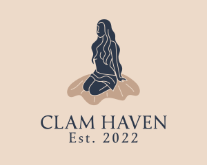 Clam - Aphrodite Skin Care logo design