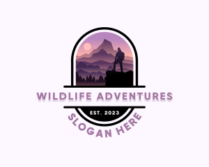 Mountain Peak Adventure logo design