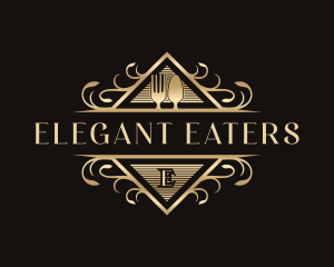 Silverware - Utensil Spoon Fork logo design