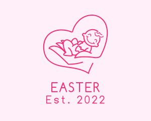 Medical Center - Baby Heart Pediatrician logo design
