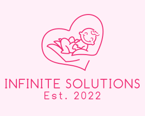 Medication - Baby Heart Pediatrician logo design