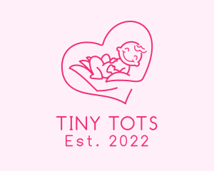 Pediatrician - Baby Heart Pediatrician logo design