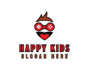 Happy Boy Gamer logo design