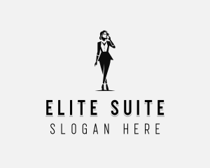 Executive Businesswoman Manager logo design