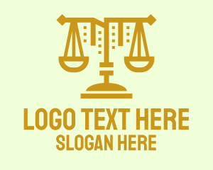 Law - Golden Scale Residence logo design