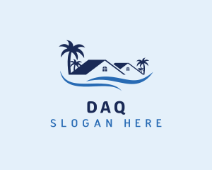 Home - Blue Vacation House logo design