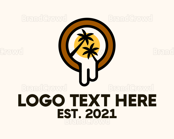 Tropical Beach Cafe Logo