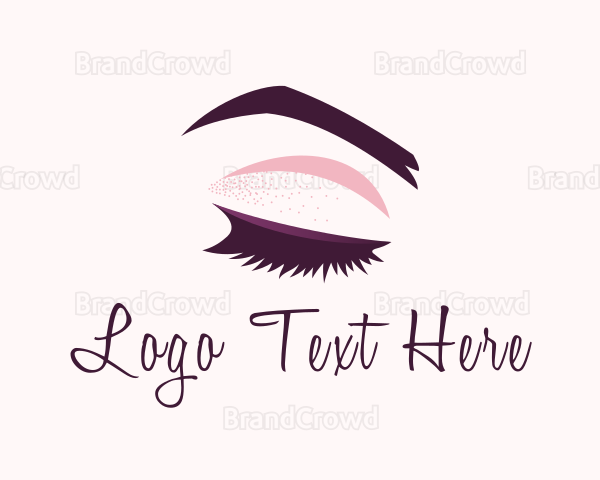 Beauty Makeup Eyelashes Logo