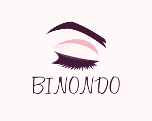 Beauty Makeup Eyelashes Logo