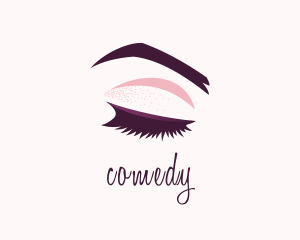 Beauty Makeup Eyelashes Logo