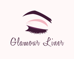 Eyeliner - Beauty Makeup Eyelashes logo design
