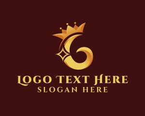 Elegant - Elegant Crown Letter G logo design