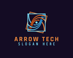 Tech Wave Network logo design