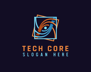 Tech Wave Network logo design