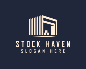 Stockroom - Industrial Warehouse Depot logo design