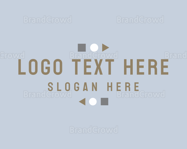 Geometric Shape Craft Logo