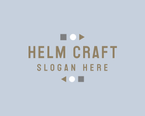 Geometric Shape Craft logo design