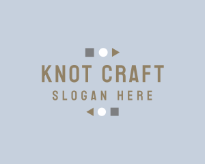 Geometric Shape Craft logo design