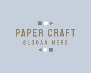 Geometric Shape Craft logo design