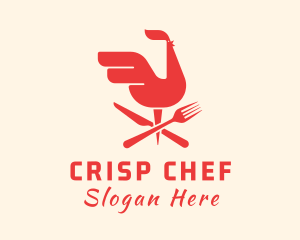 Red Chicken Restaurant logo design