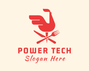 Livestock - Red Chicken Restaurant logo design