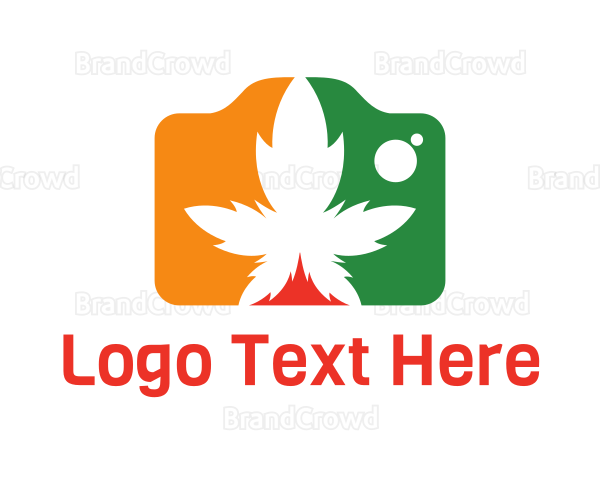 Cannabis Camera Photography Logo