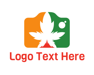 Marijuana - Cannabis Camera Photography logo design