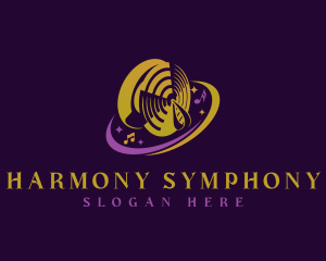 Orchestra - Musical Orchestra Cymbals logo design