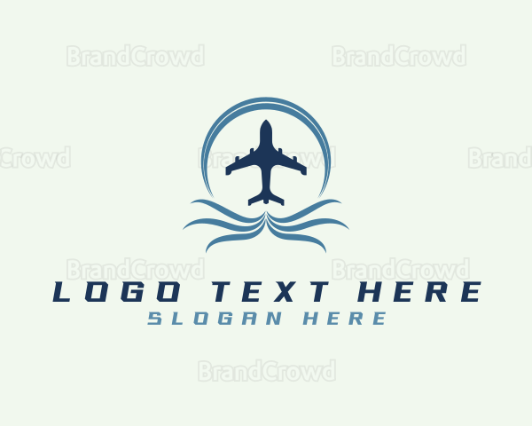 Airplane Travel Flight Logo