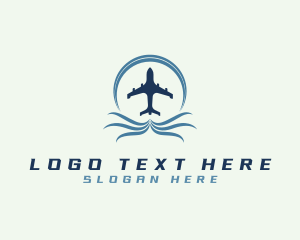 Aeronautics - Airplane Travel Flight logo design
