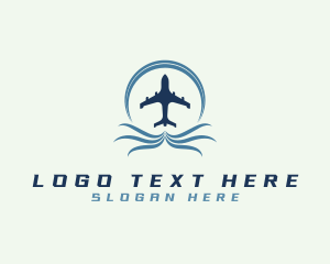 Airplane Travel Flight Logo