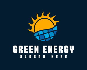 Solar Energy Panel Business logo design