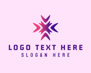 Letter Vw - Gaming Tech Letter X logo design
