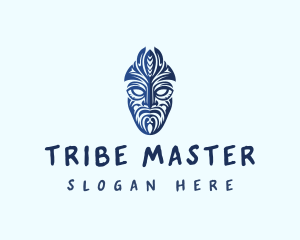 Traditional Tribal Mask logo design