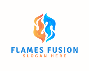 Flaming Hot Fire logo design