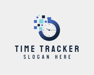 Stopwatch - Digital Stopwatch Timer logo design