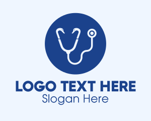 Vet - Blue Swan Medical Stethoscope logo design