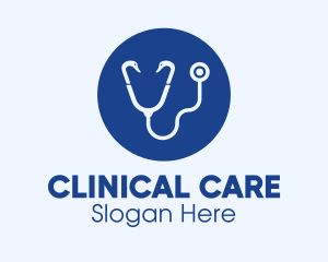 Blue Swan Medical Stethoscope logo design