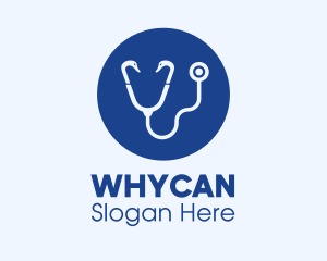 Health - Blue Swan Medical Stethoscope logo design