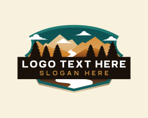 Forestry - Mountain Path Travel logo design