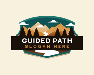 Path - Mountain Path Travel logo design